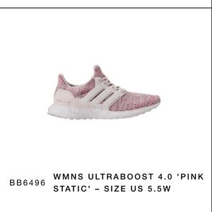 Women's Adidas Ultraboost - Pink Static